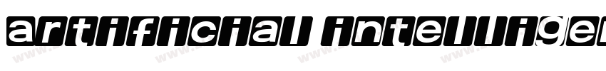 Artificial intelligence字体转换